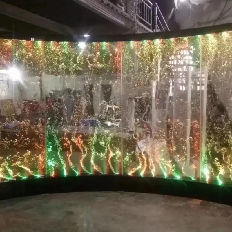 custom.High Quality Multi-Design Acrylic Panel LED Bubble Fountain Wall Home Hotel or Bar Screen & Room Divider