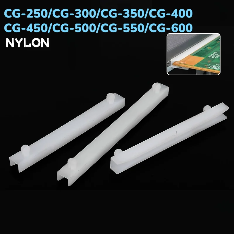 CG Series PC Board Fixing Snap-In Guide Rail Long Nylon Strip Groove Current Box Circuit Board Plastic Card Channel Slot Track