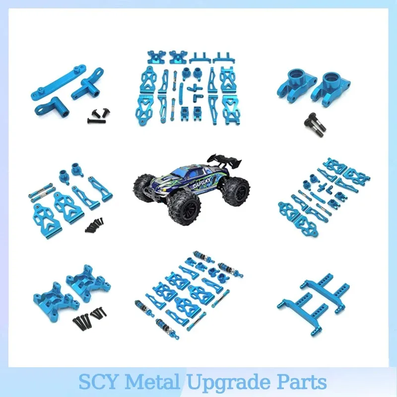 Aluminum Suspension Arm, Steering Wheel Seat Steering Cup, Modified Metal Parts, SCY RC Car 16101 16102 16103 Accessories JJRC