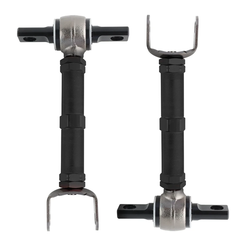 

Metal Adjustable Rear Control Camber Arms For 01-05 Honda Civic 02-06 Acura RSX,2PCS Parts Black