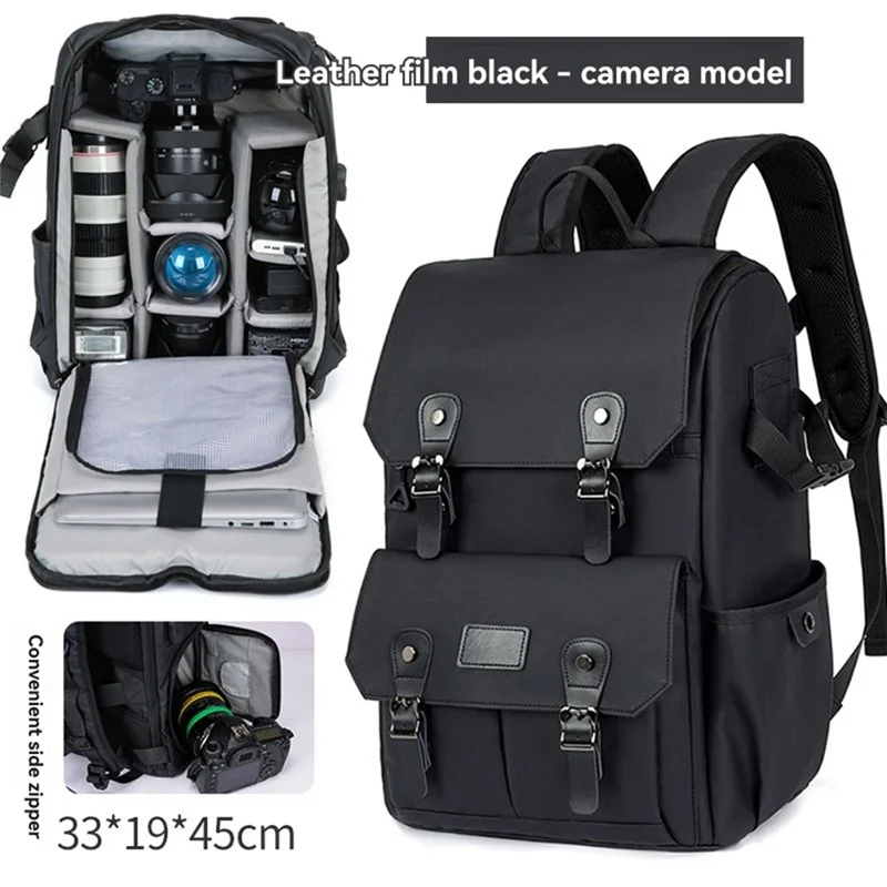

【Last-Chance!】SLR Shoulder Camera Bag Camera Backpack Waterproof Outdoor Camera Bag Waterproof Anti-Theft Camera Bag
