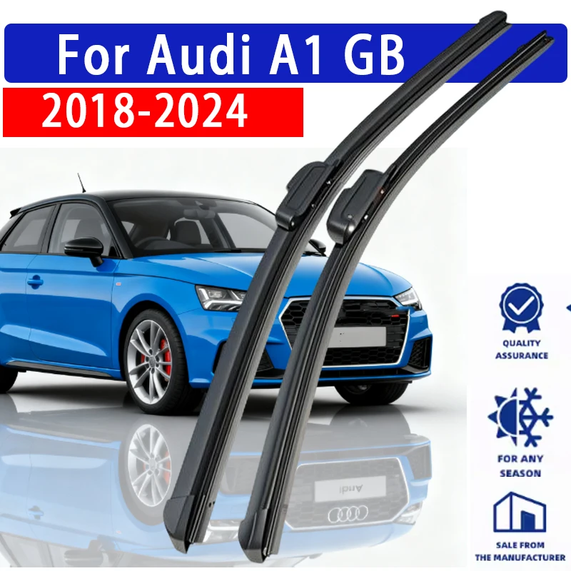

LHD Front Wiper Blades For Audi A1 GB 2018-2024 2019 2020 2021 2022 2023 Windshield 26"18" Brushes allstreet Accessories