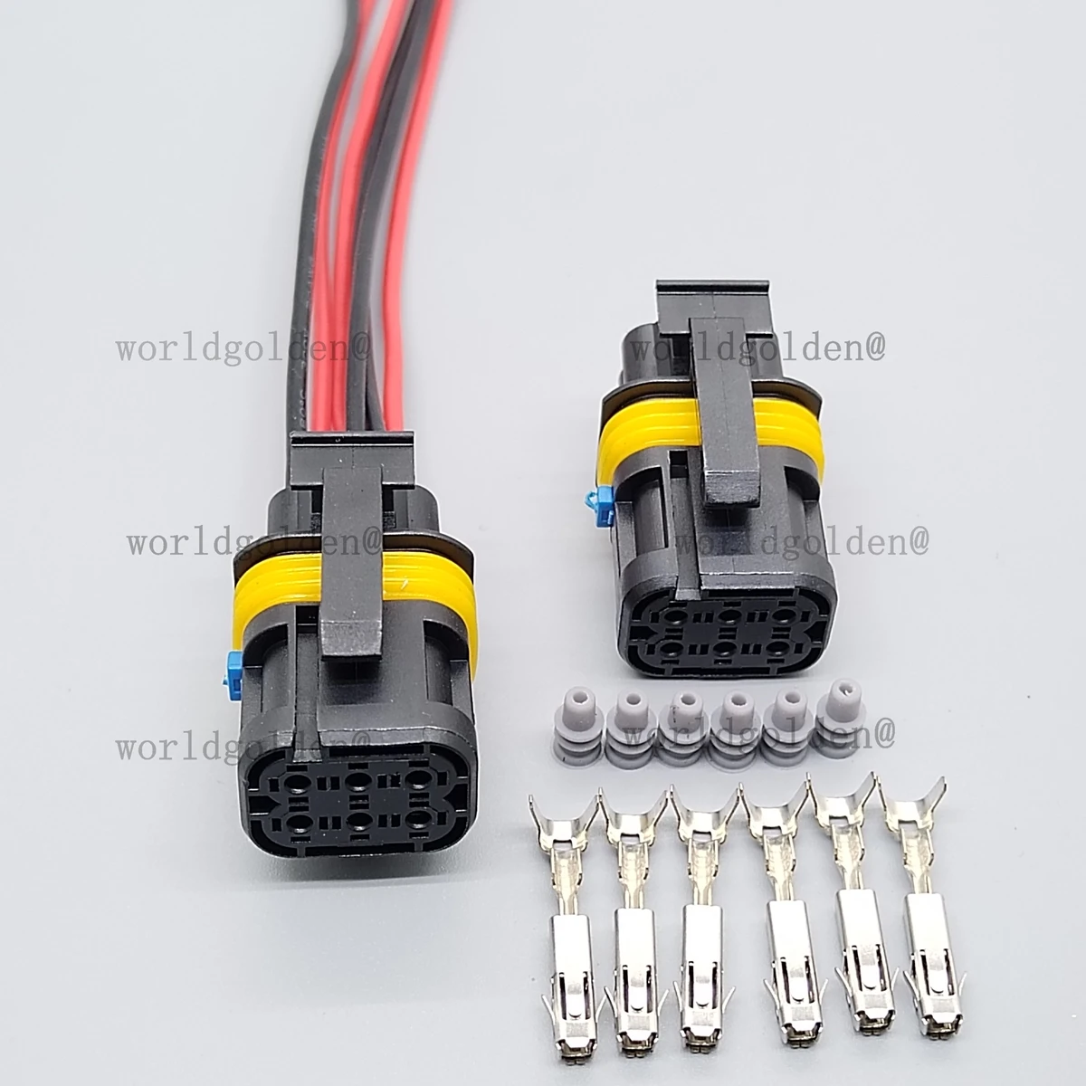 18284.000.002 Fog Light Socket Connector Waterproof Truck Fog Lamp Plug Auto Wiring Harness Connector