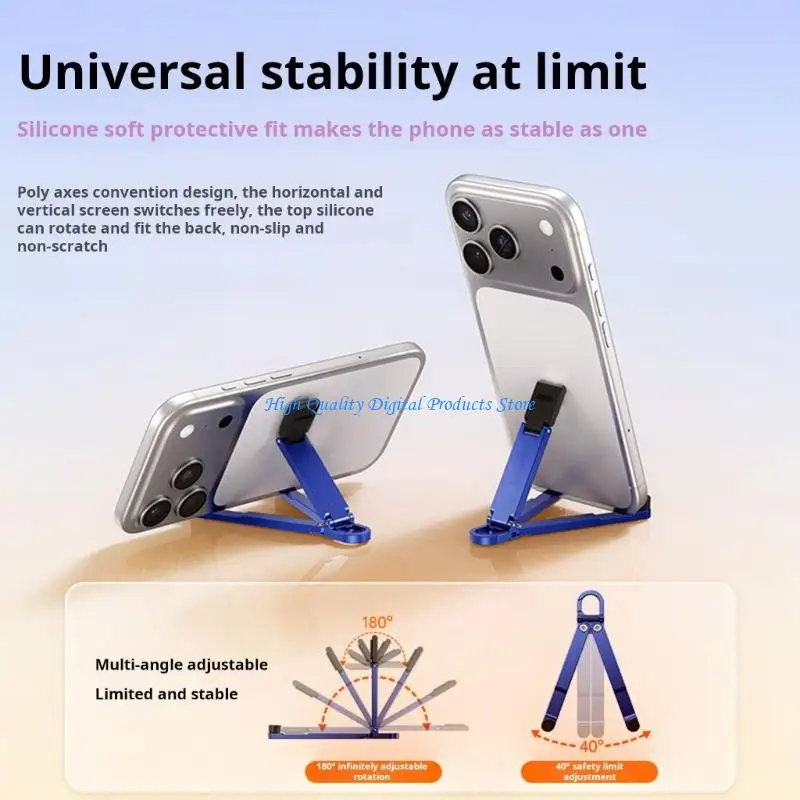 U2JE Adjustable Attachment Phone Stand Holder Including Locking Mechanism