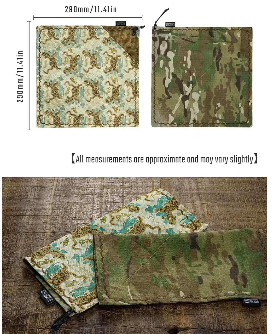 TACTICAL GEEK PCB9 EDC Gadgets Display Handkerchief
