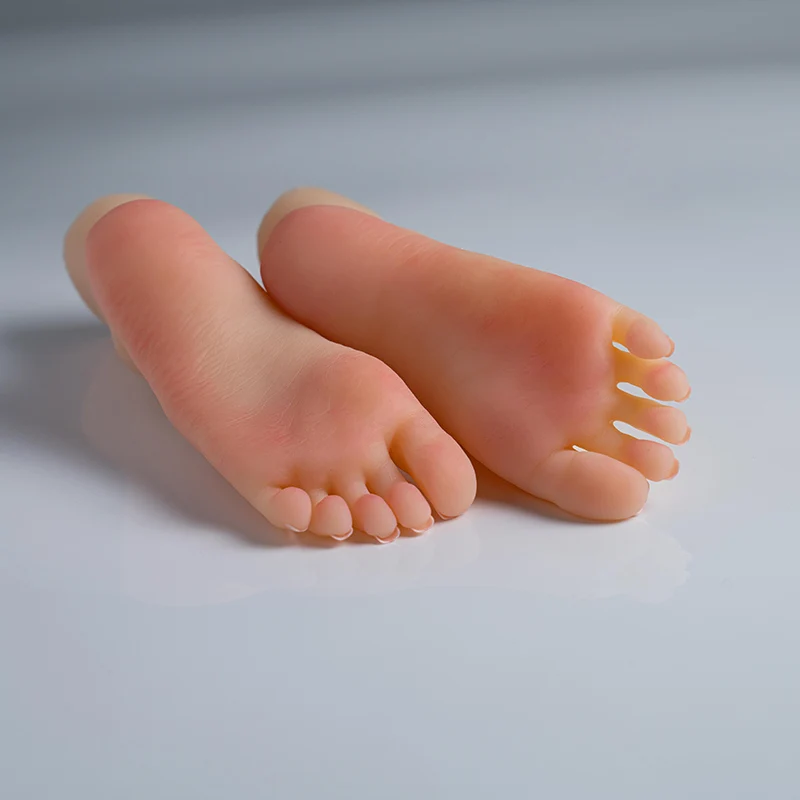 عارضة أزياء محاكاة القدم مسمار ممارسة القدم الوثن سيليكون قدم نموذج لعرض أحذية القدم جورب