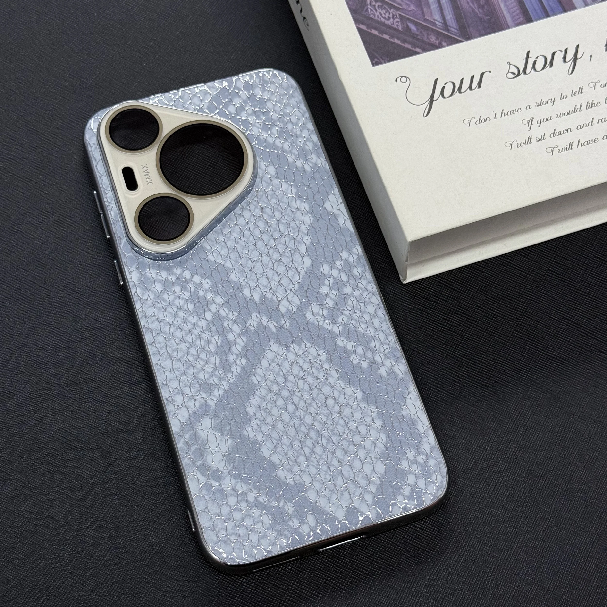 Case For Huawei Pura 70 Pro Ultra Luxury Leather Small Plaid PC Cover For Huawei Pura70 Thin Shockproof Bumper Pura70Pro Funda