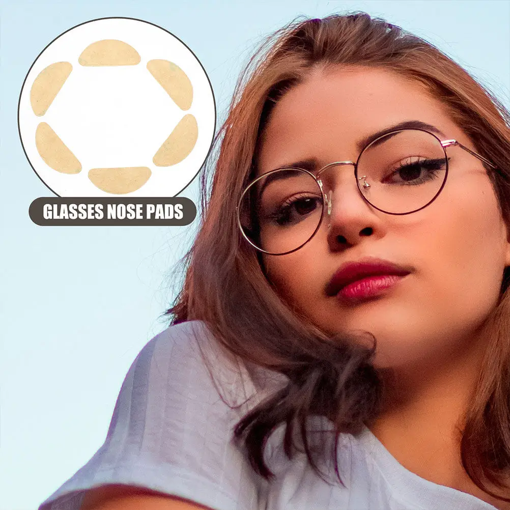 

18Pairs Silicone Nose Pads for Eyeglasses Anti-Slip Comfortable Height Increasing Nose Cushions for Plastic Frames Sunglasses