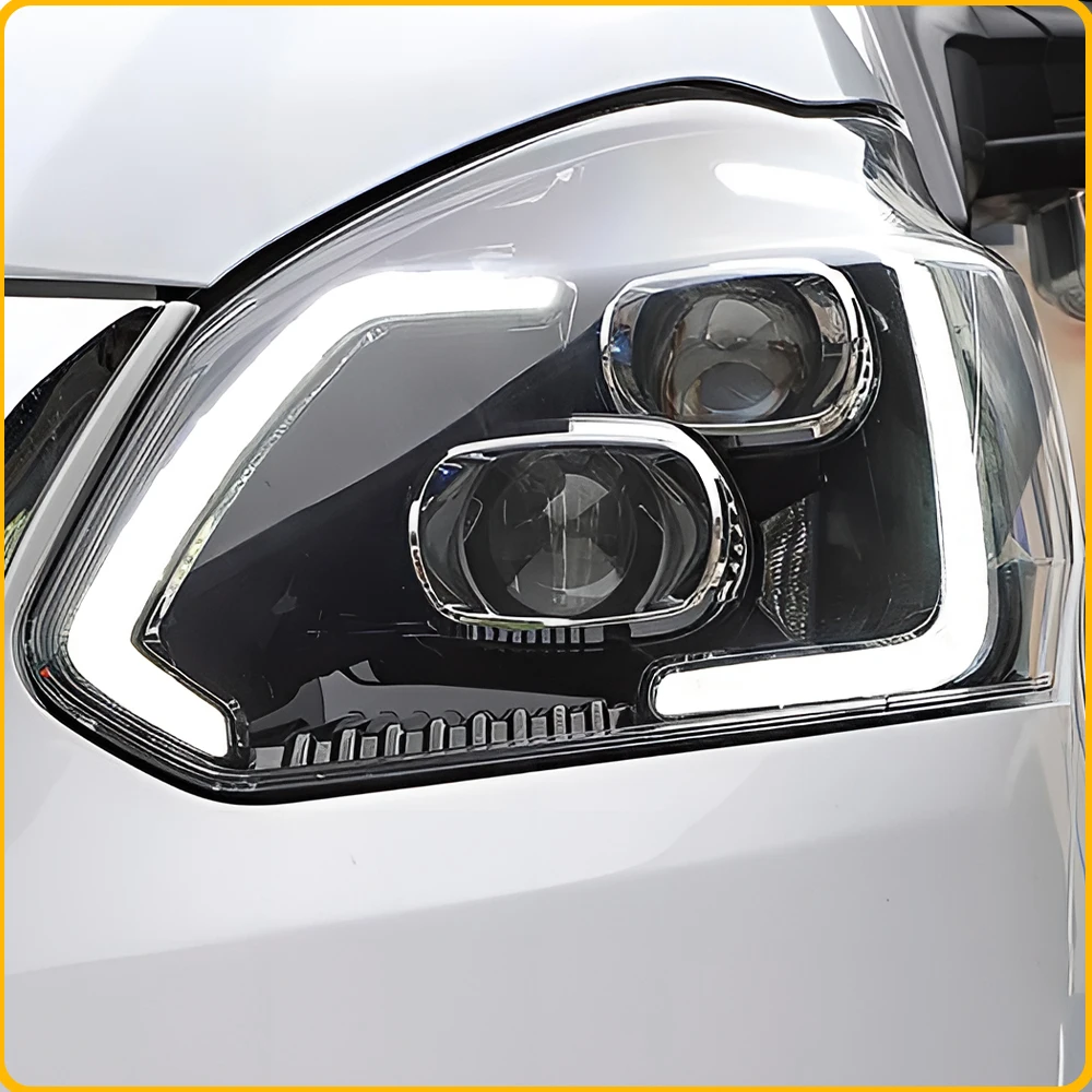 For Ford Tourneo Transit 2016-2022 Upgrade Auto LED DRL Headlights Assembly Projector Lens Plug and Play Car Accessories Tools