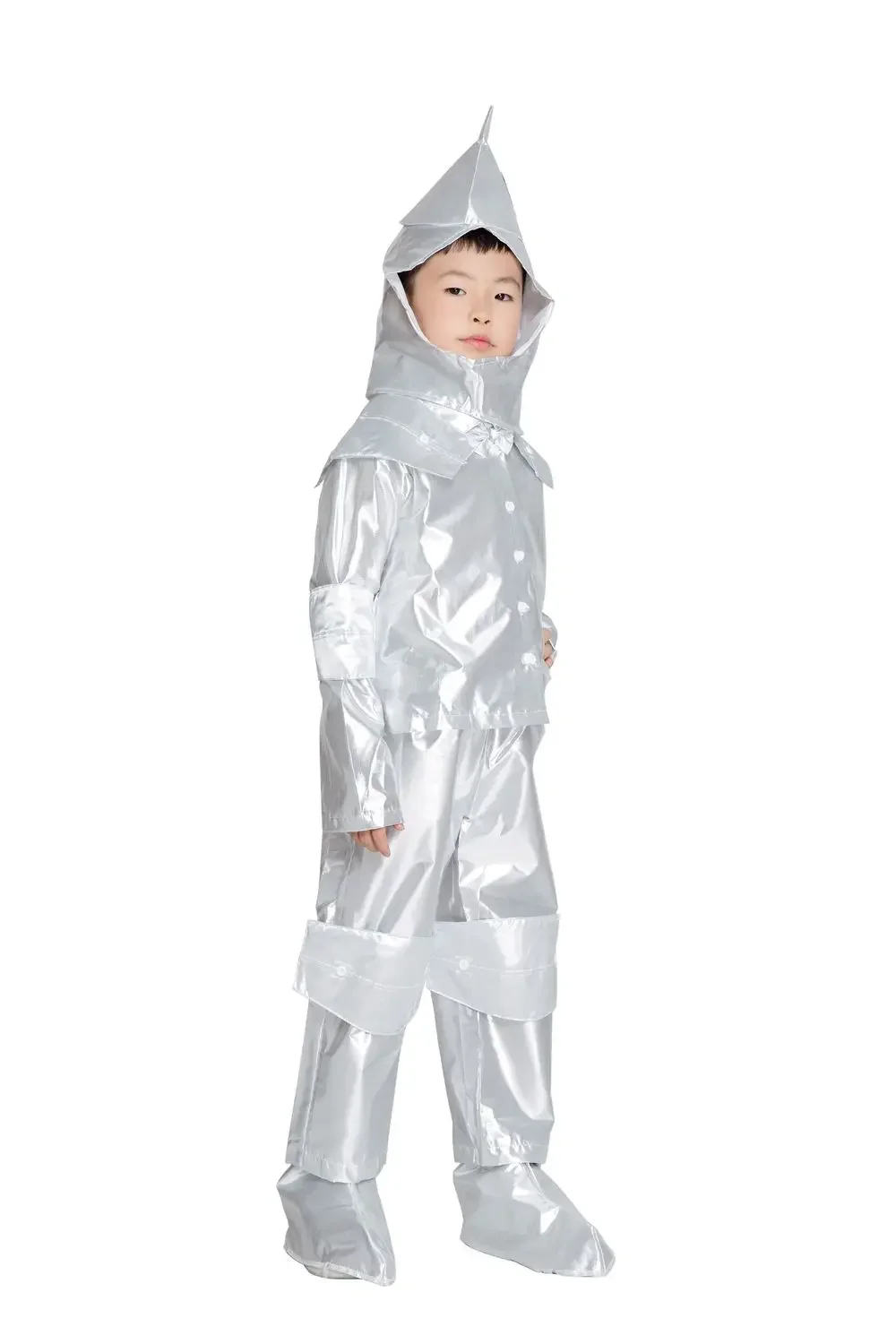 Child Tin Men Costume The Magician Wizard Of Oz Cosplay Father And Son's Outfit Suit TV Movie Fancy Party Clothing