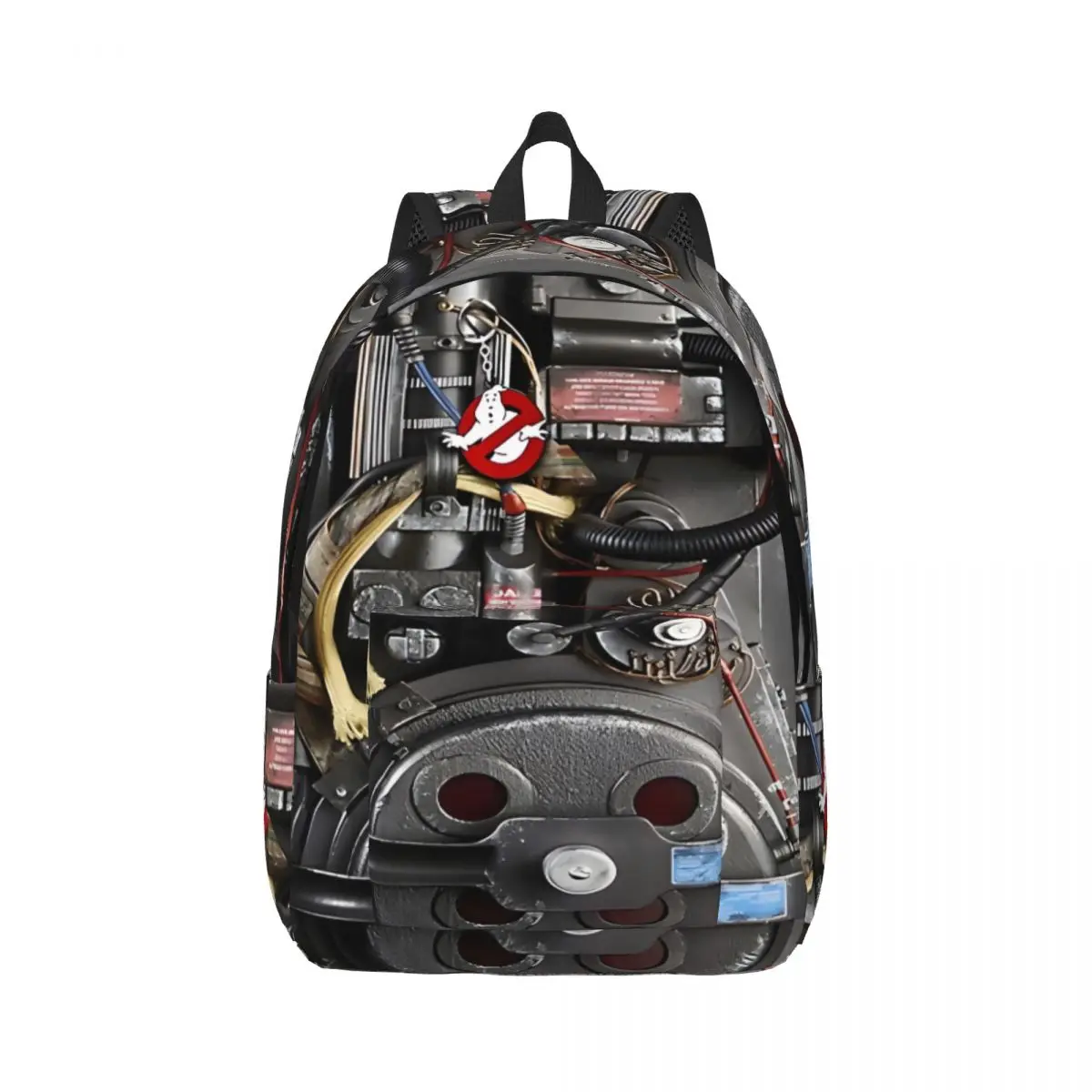 Ghostbuster Proton Pack Rucksack für Schüler, Schultasche, Canvas-Tagesrucksack, Reisetaschen für Grundschule, weiterführende Schule, Hochschule