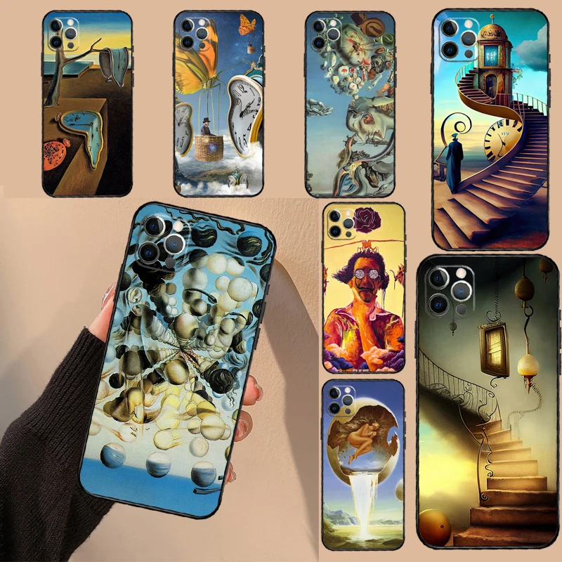 Salvador Dali Kunst Fall Für Xiaomi 15 Ultra 13 14 11T 12T 13T 14T Pro POCO X7 Pro X3 X5 X6 F5 F6 F7 Pro Coque