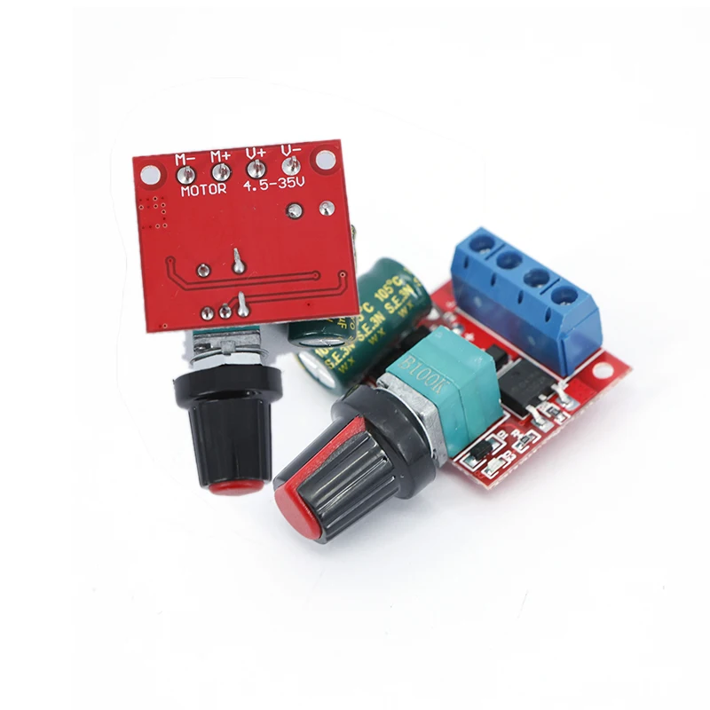5A 90W PWM 12V DC Motor Speed Controller Module DC-DC 4.5V-35V Adjustable Speed Regulator Control Governor Switch 24V