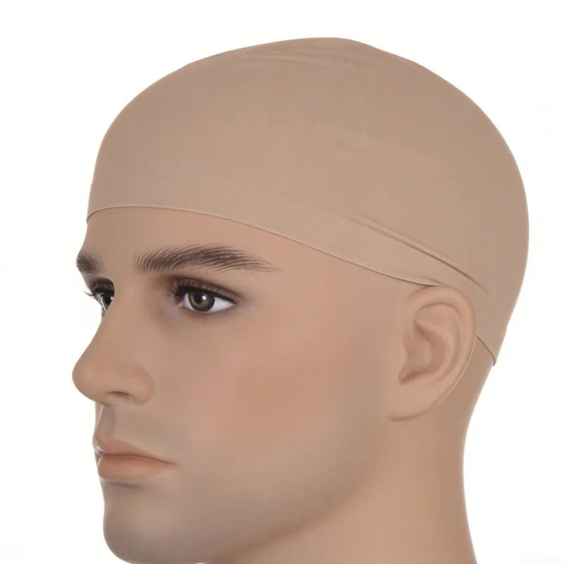 Funny Latex Skin Fake Bald Head Unisex Fancy Film Party Wig Cap Latex Mask Hat For Kids Or Adults Festival Activity Play