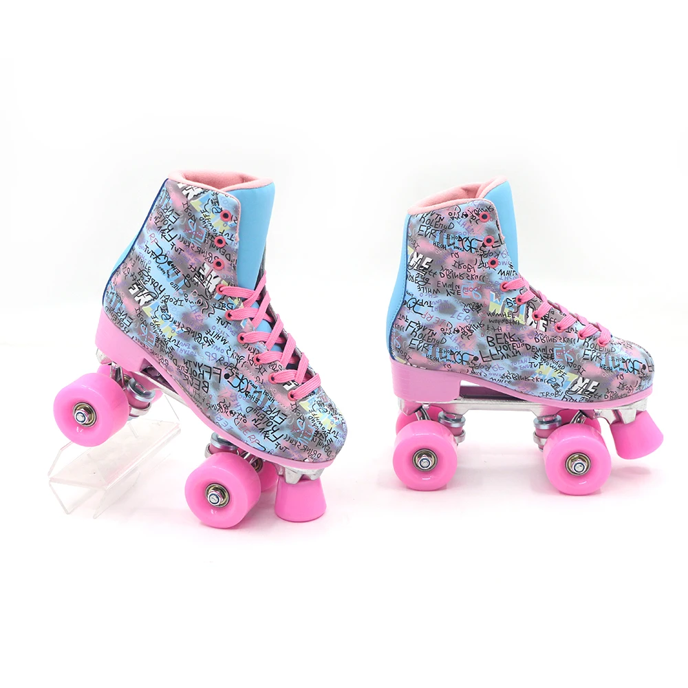 

Cheap Price Wholesale 4 Wheels Unisex Flashing Skate Shoes Outdoor Roller Skates For Adults