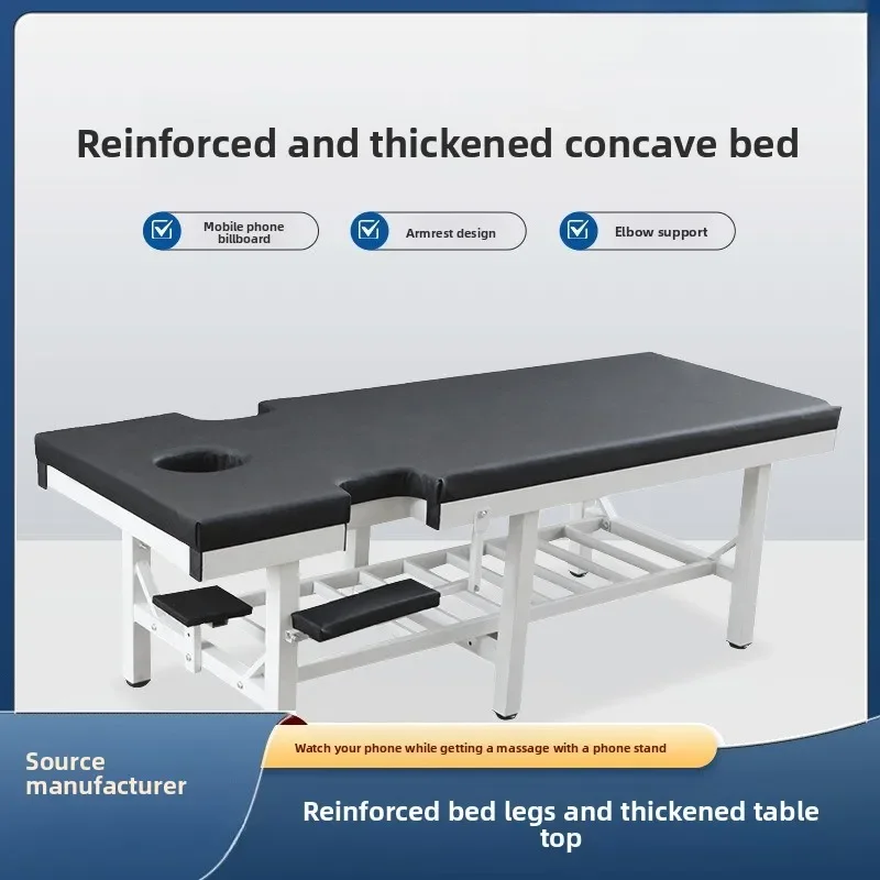 Premium Massage Bed with Anti Warping Reinforced Six Leg Design Multi Size Therapy Bed for Treatment and Spa Sessions Spa Bed