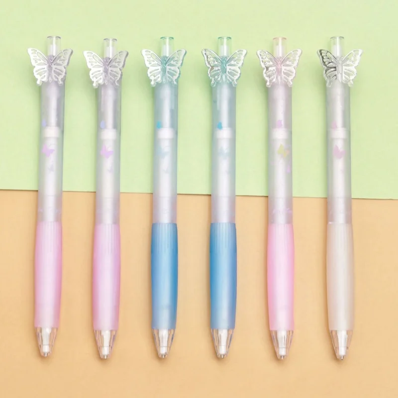 40pcs/lot Kawaii Butterfly Mechanical Pencil Cute 0.5/0.7MM Drawing Writing Automatic Pen School Office Supplies