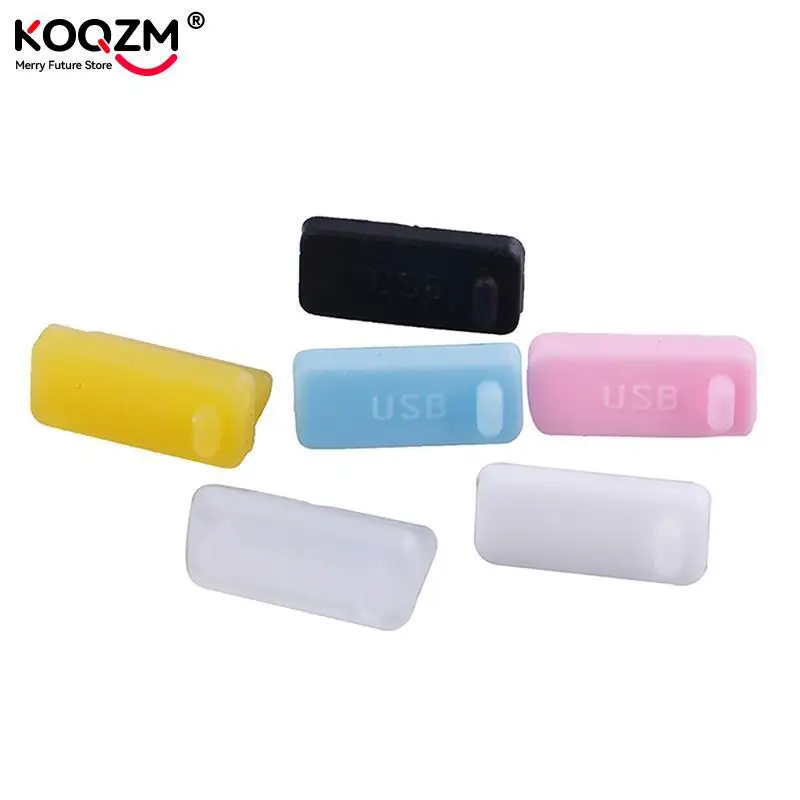 

10pcs/pack Silicone Anti Dust Plug Stopper Universal Dustproof USB Port RJ45 Interface Cover For Laptop PC