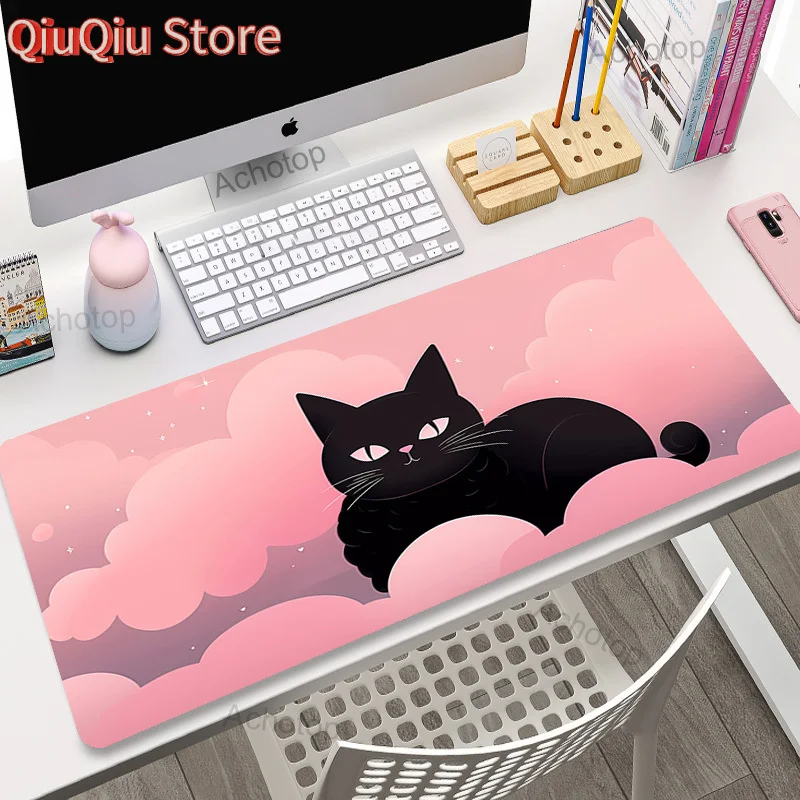 Roze Muismat Kawaii Bureaumat Schattige Dieren Muismat Gaming Accessoires PC Laptop Muismat Bedrijf Tapijt Esthetische Gamer Meisje