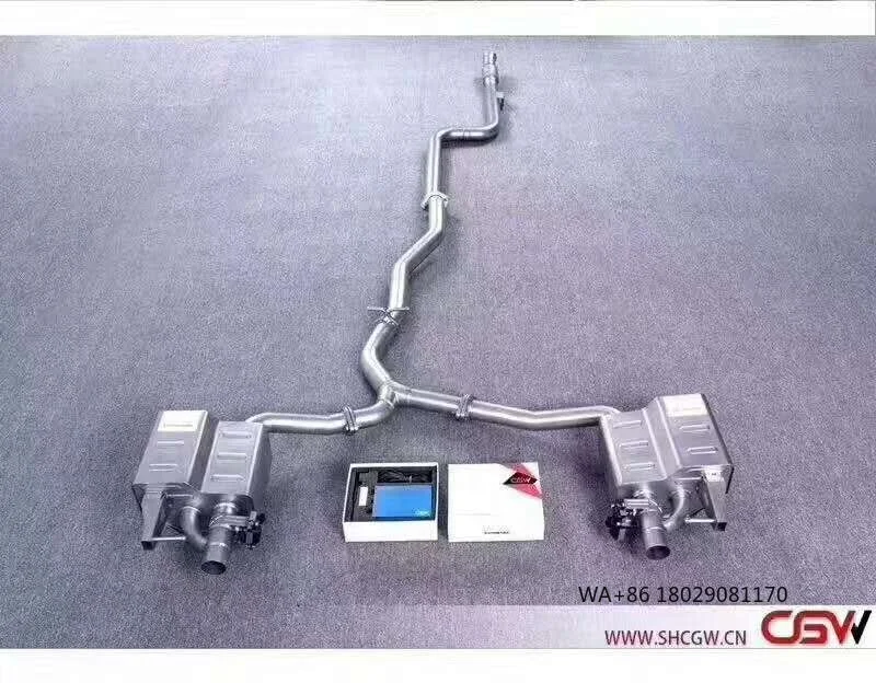 

CGW Customized SS 304 Cutout Catback Exhaust Pipe Muffler for W205 C300