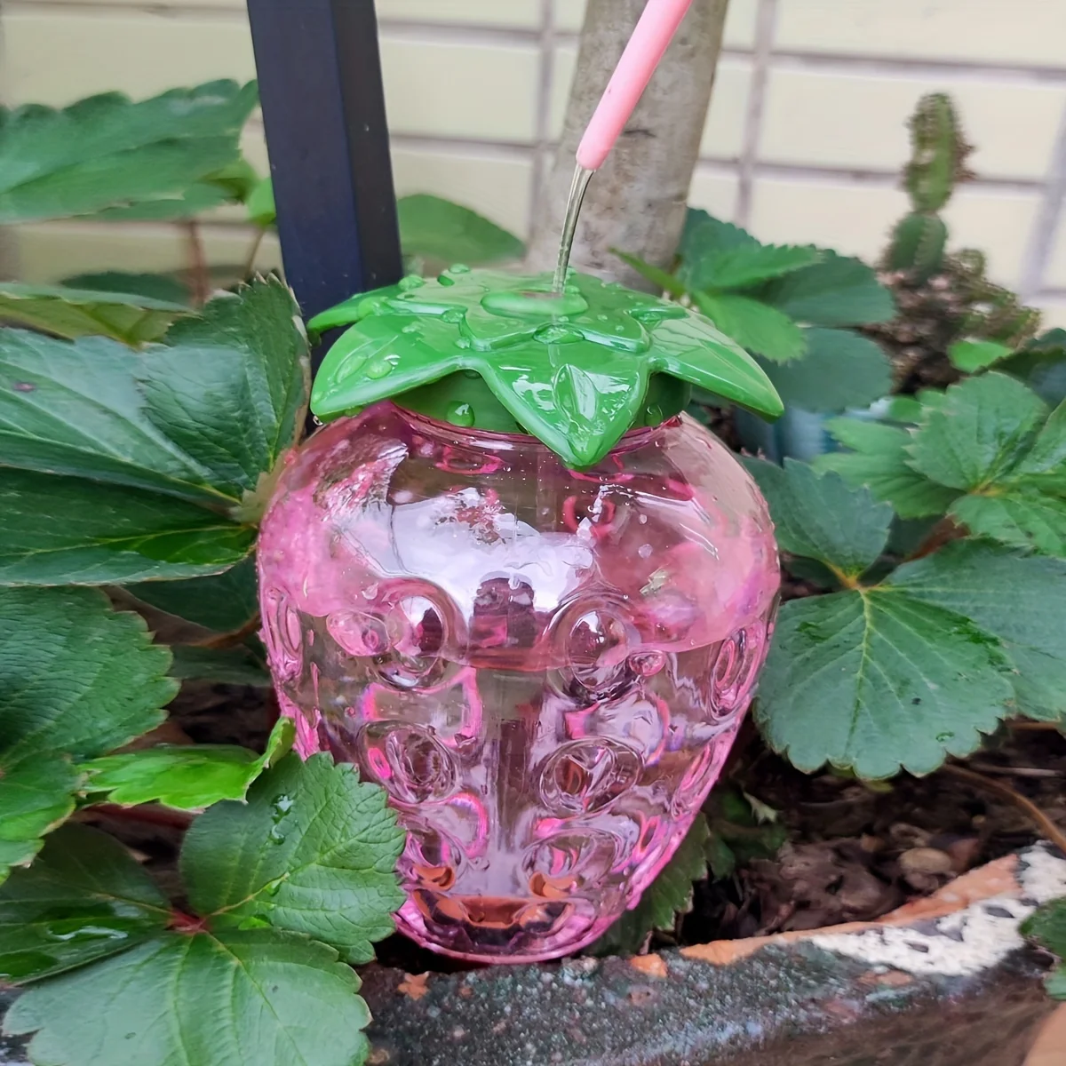 Fotografia 7: 2 pçs ferramenta de rega automática sistema de rega de irrigação por gotejamento interior vasos flor planta waters para jardim casa