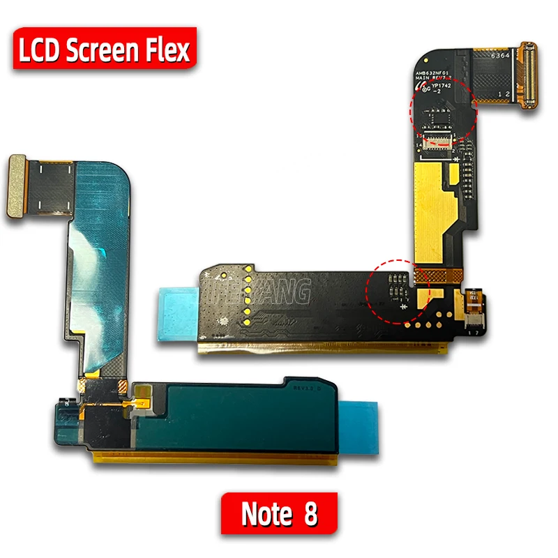 5Pcs Original LCD Touch Screen Image Flex Cable For Samsung Galaxy S20 ultra note 8 9 10 a30 a51 a52 a70 a71 a24 plus lcd flex