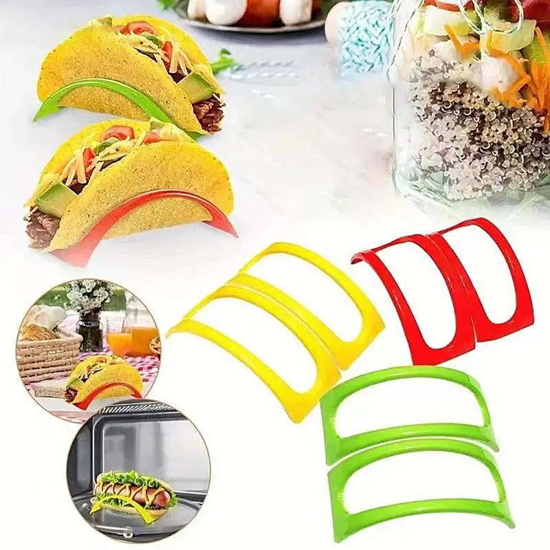 Taco Holder Stands Taco Shell Holder Taco Racks for Microwave Dishwasher Party Supplies for Tortillas Burritos Hot Dog