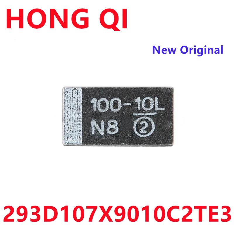 

10-500 шт. новый оригинальный танталовый конденсатор CASE-C_6032 100 мкФ (107) ± 10% 10 В 293D107X9010C2TE3
