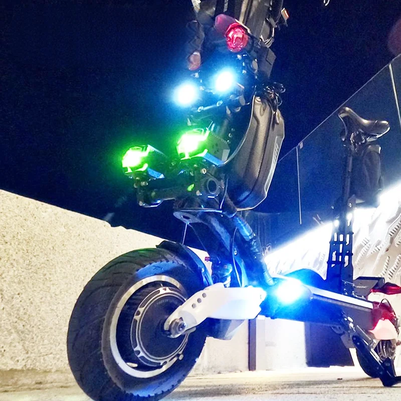 F30-P Wired Backlight Switch Auxiliary Fog LED Lights for Enhanced Motorcycle Lighting Systems