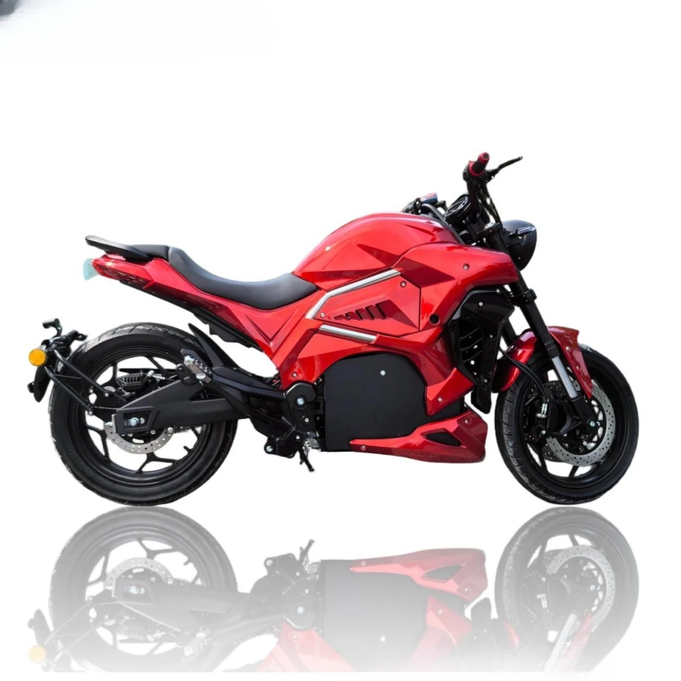 Cruiser Style Electric Motorcycle Hub Motor Belt Drive Popular in Russia