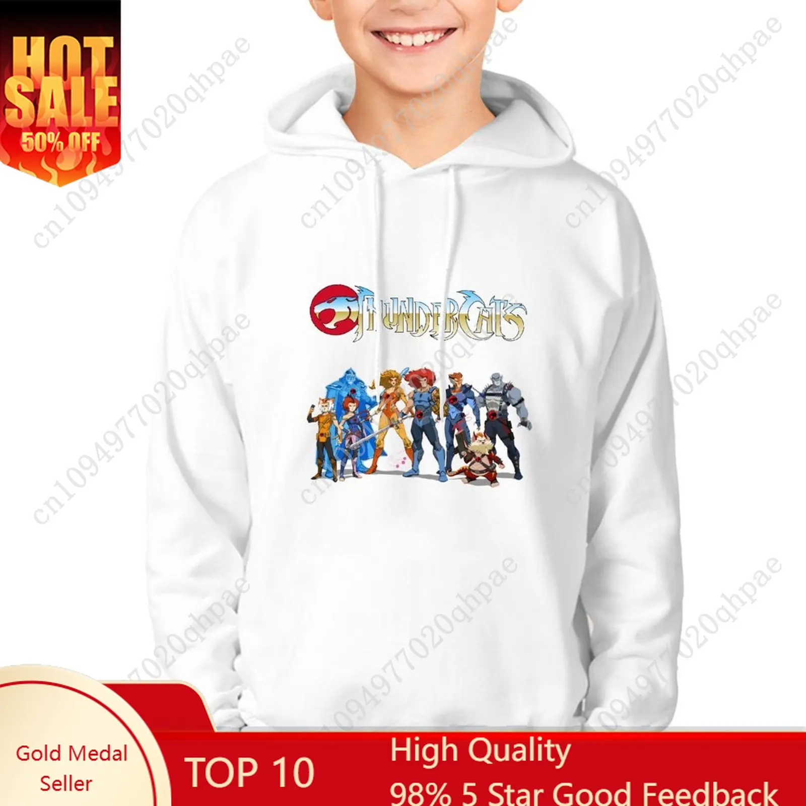 

Thundercats Hoodie Boys Girls Childs Cotton High Quality Sweatshirt Lightweight Comfortable Custom Made Spring Autumn Tops