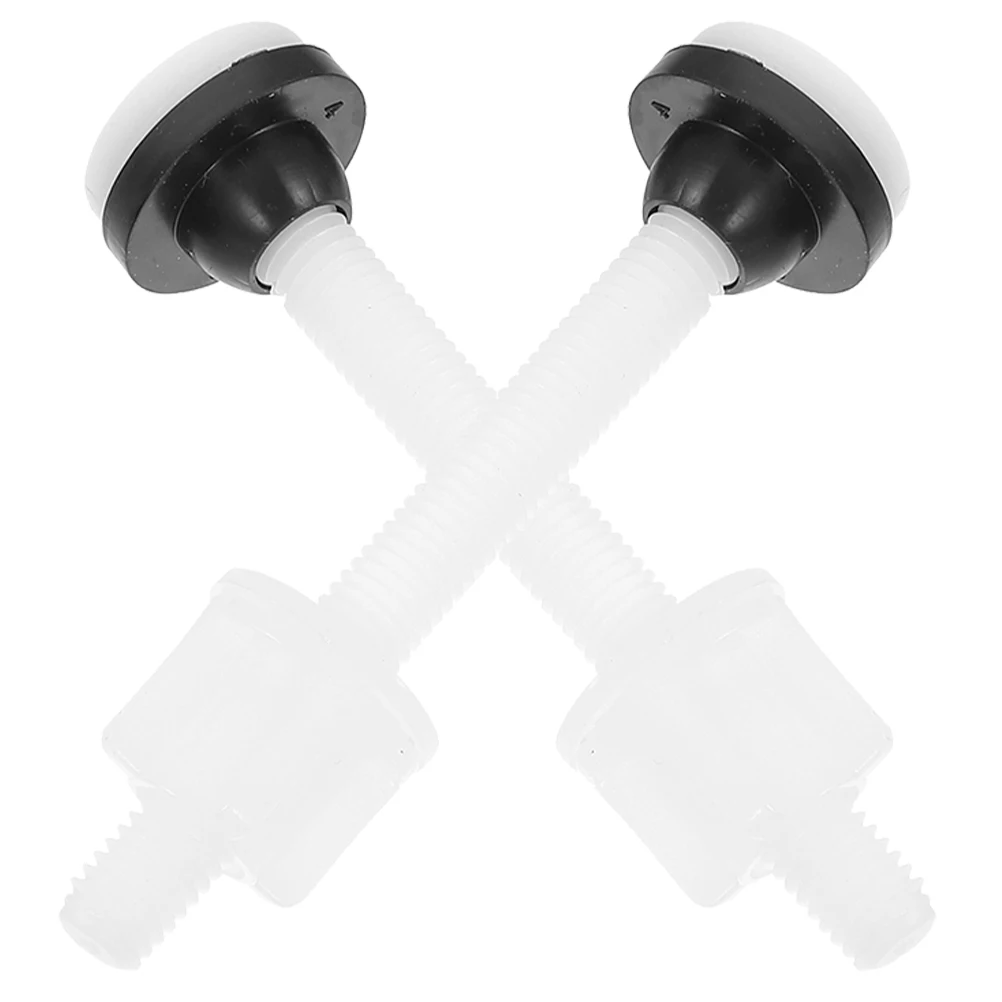 

2pcs Toilet Seat Bolts ABS Sturdy Separated Tank Fixing Screws Replacement Parts Waterproof Practical Solution