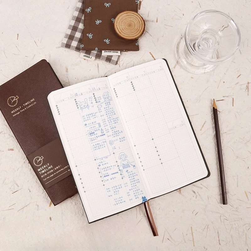 خطة أسبوع 2026 مخطط أسبوعي A5 A6 دفتر جيب مجلة التخطيط اليومي جدول الأعمال السنوي الشهري #3