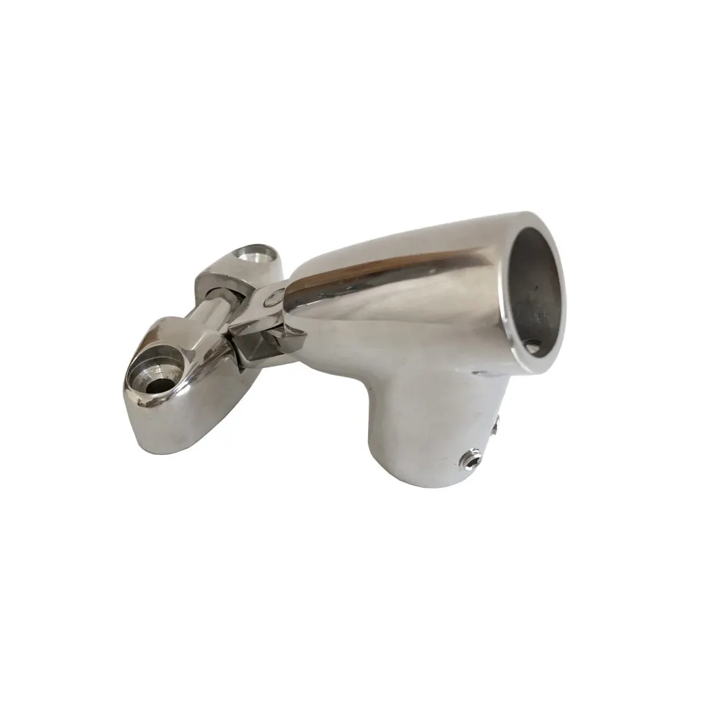 Boat Stainless Steel Swivel Fittings Tube Hardware Top Hand Railing Elbow