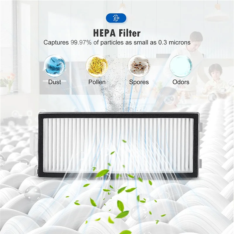 For Roborock Qrevo Master Replacement Dust Bag HEPA Filter Mop Pads Main Side Brush Spare Parts Accessories