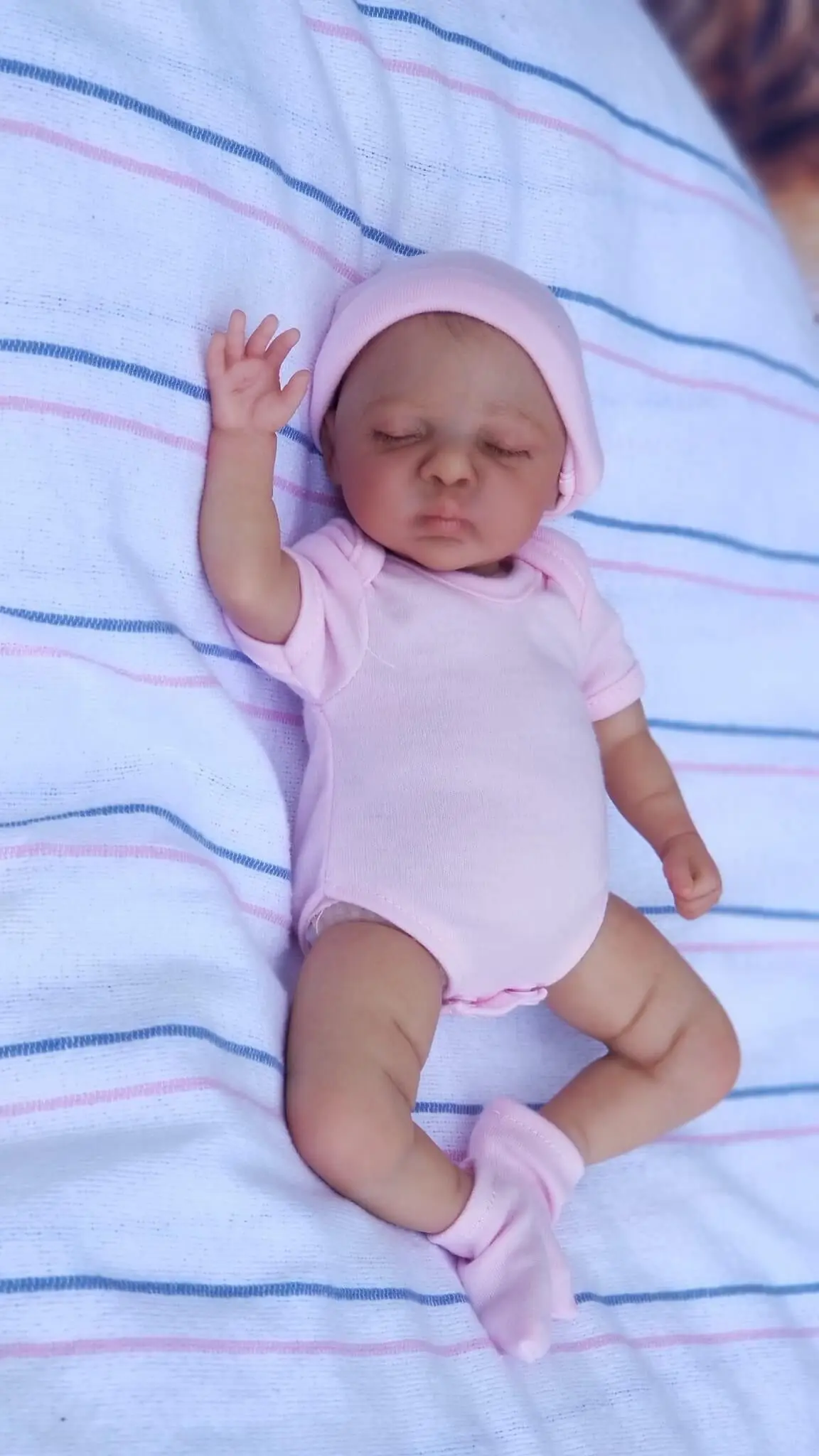 NPK 10inch Mini Reborn Doll Luna Sweet handy Doll soft Body real touch Art Made 3D Skin Lifelike Baby Collectible Doll