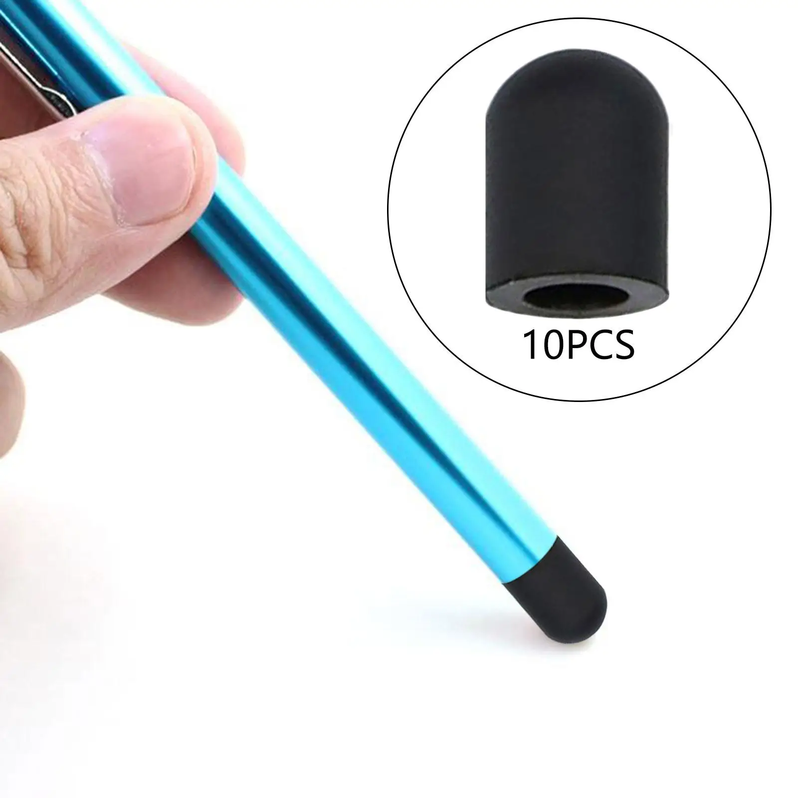 10Pcs Capacitive Stylus Pens Tips Silicone Stylus Tips Replaces Durable High Performance Multifunctional Touchscreen Pen Tips