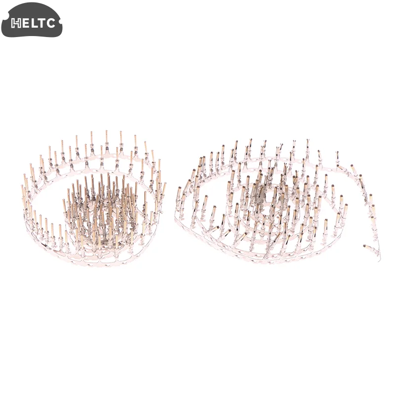 100PCS 1.0mm Vrouwelijke Socket Voor DB Terminal Connector Vergulde Mannelijke/Vrouwelijke Pin Voor Nixie Klok Buizen IN12 IN18 QS27-1 SZ4-1