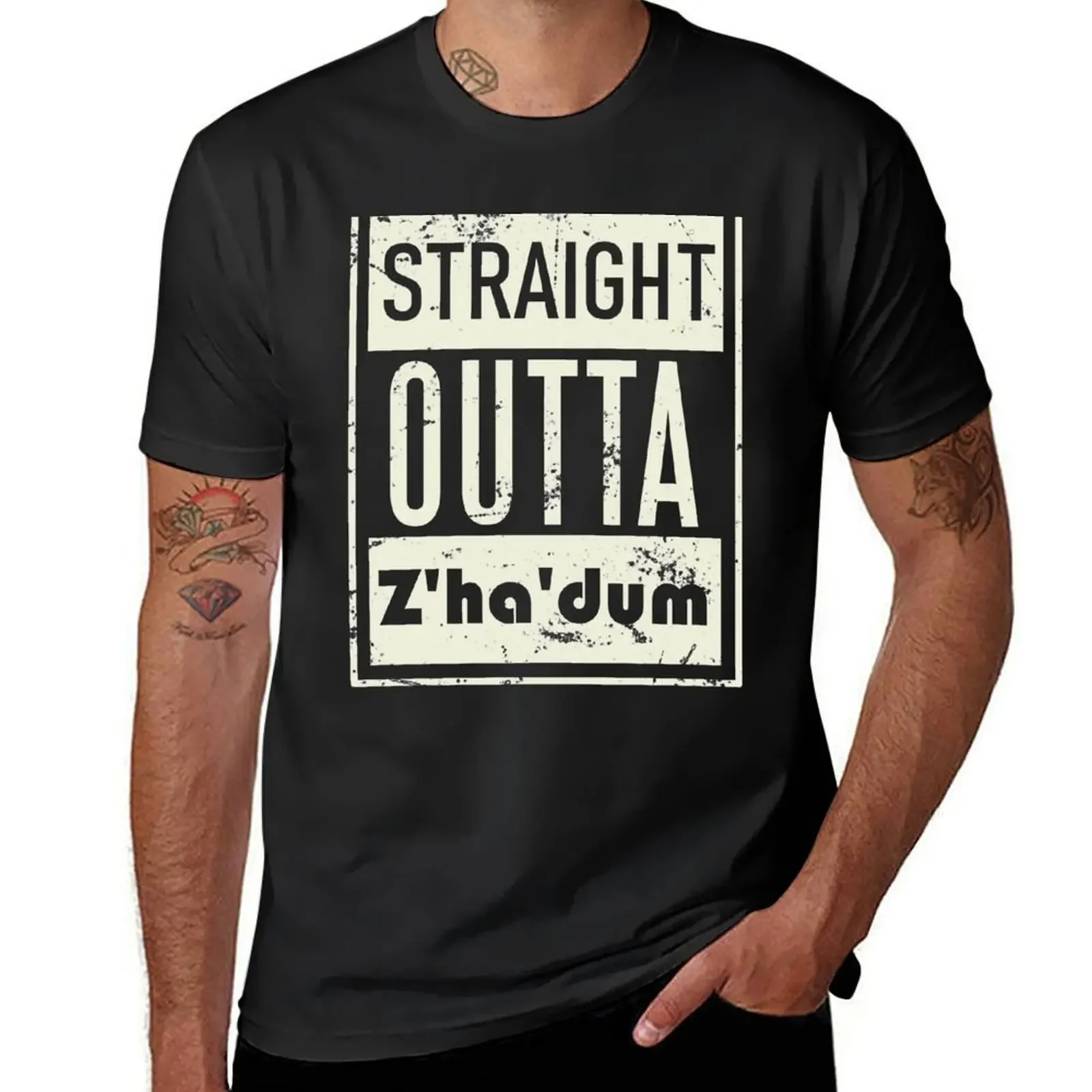 

Straight out of Z'ha'dum - Babylon 5 V2 T-Shirt sweat anime stuff t shirts for men pack