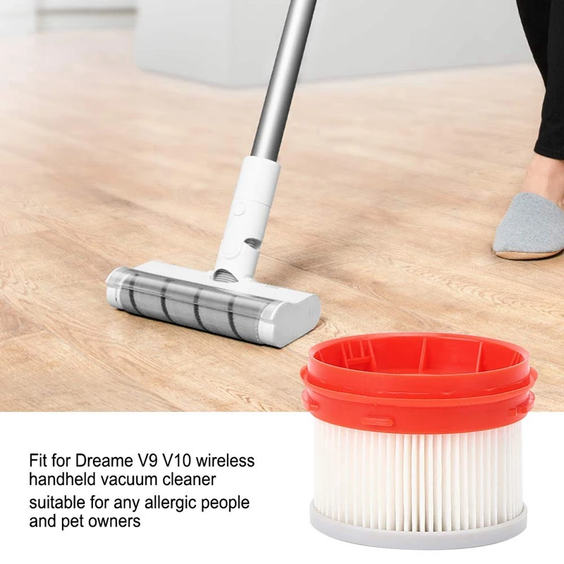 10Pcs For Xiaomi Dreame V9 V10 V11 V8 V9B V9P XR Wireless Handheld Vacuum Cleaner HEPA Filter Accessories Kit