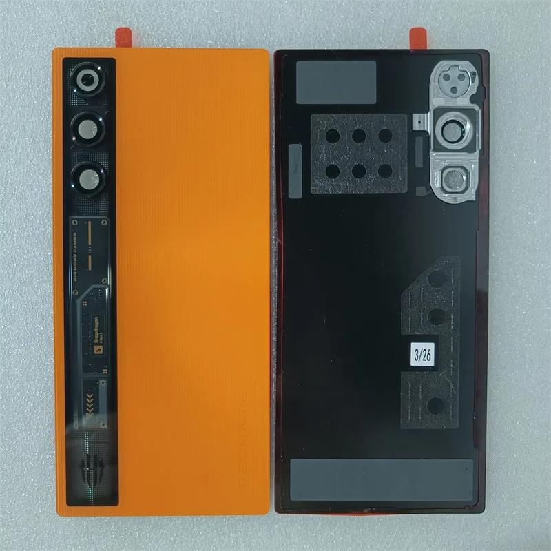 For ZTE Nubia Red Magic 10 Air NX779J Battery Cover Rear Housing Case with Camera Lens Replacement +Adhesive