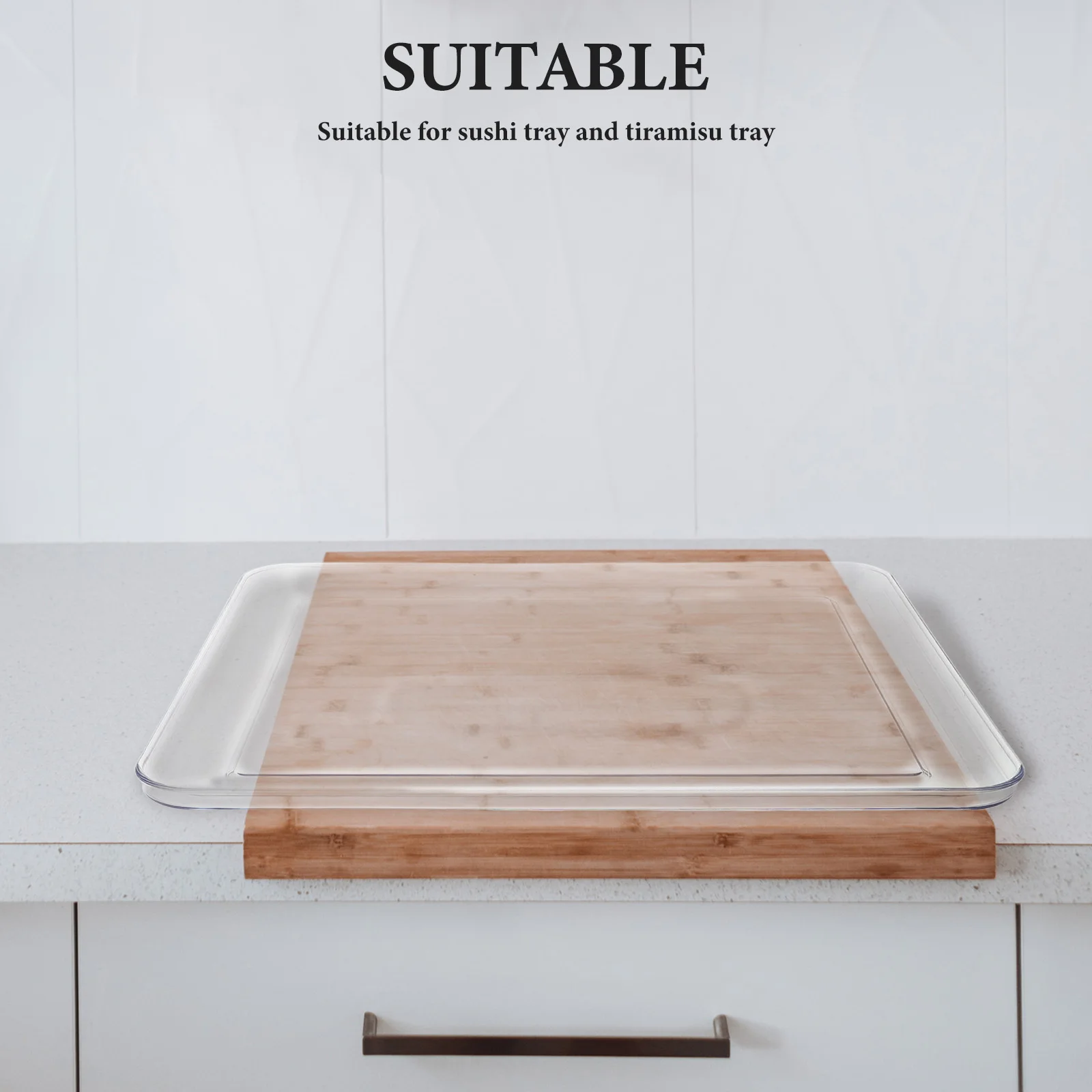 

Clear Flat Lid For Hotel Pan Buffet Server Replacement Tiramisu Chafer Food Container Pans Kitchen Tray Transparent Universal