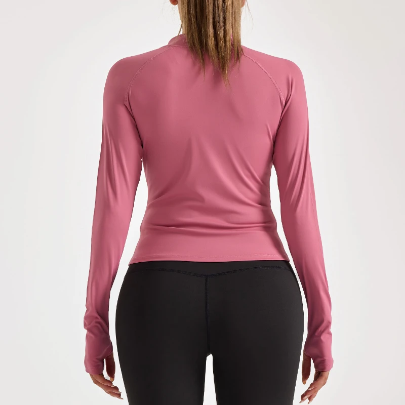 Fitness Clothing Sports Clothes Women's Running Shirt Yoga Jacket Yoga Tight T-shirt for Women Long Sleeve Active Tops