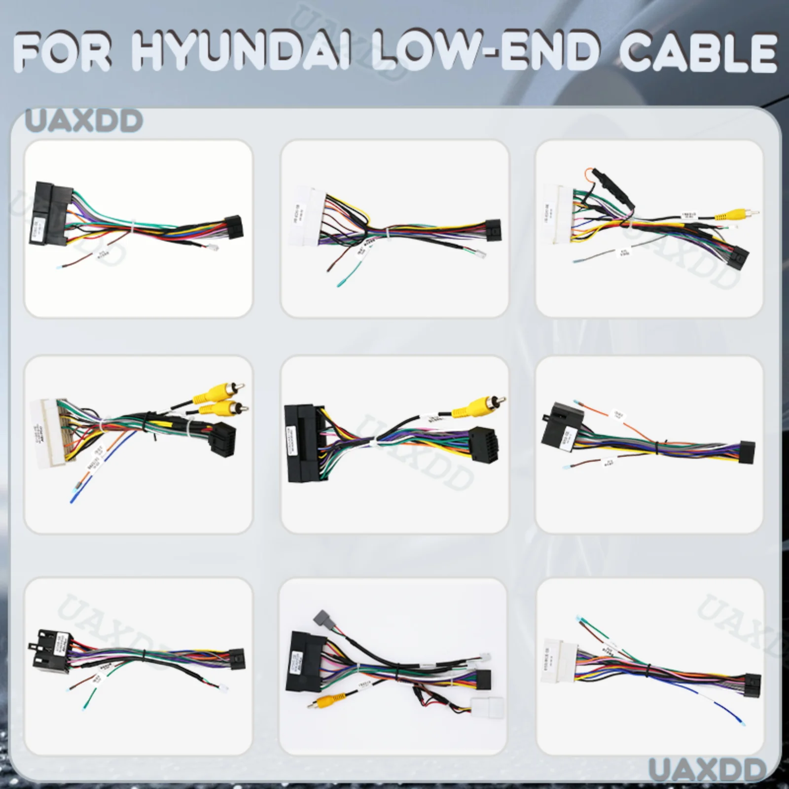 Cable Low End FOR Hyundai Kia 2016 Kia K3 2017 K2 TUCSON IX25 KX3 FORTE Old Kia Sportage IX45 Old ELANTRA 2Din Car Automotive CD