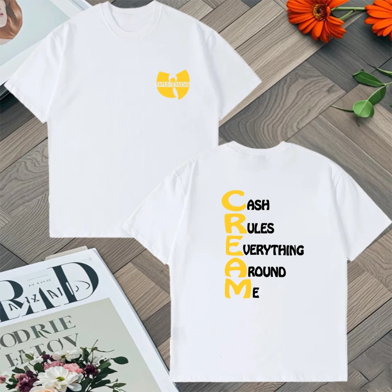 Wu Tang Clan Baltimore Maryland Graphic 2026 Print Oversized T shirt Men Women 100% Cotton short sleeve T-shirts Trend Tee shirt