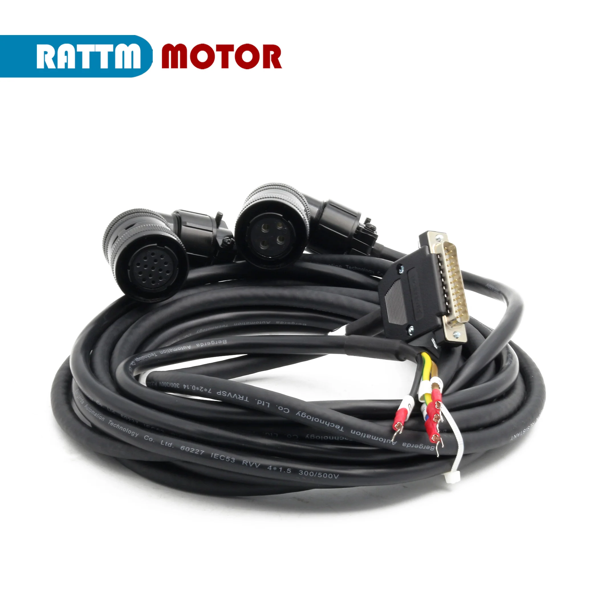 【EU Store】Optical Encoder 130F-1020WDL AC 220V Servo Motor 2KW Kit 9.55N.m 2000/2500RPM no Brake + SDF20NK9X driver + 3M wire