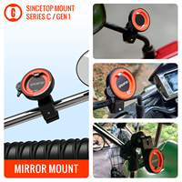 Electric Motorcycles Phone Holder Bike GPS Navigation Rearview Mirror Handlebar Mount Smartphone Aluminum Alloy Accessories Tool