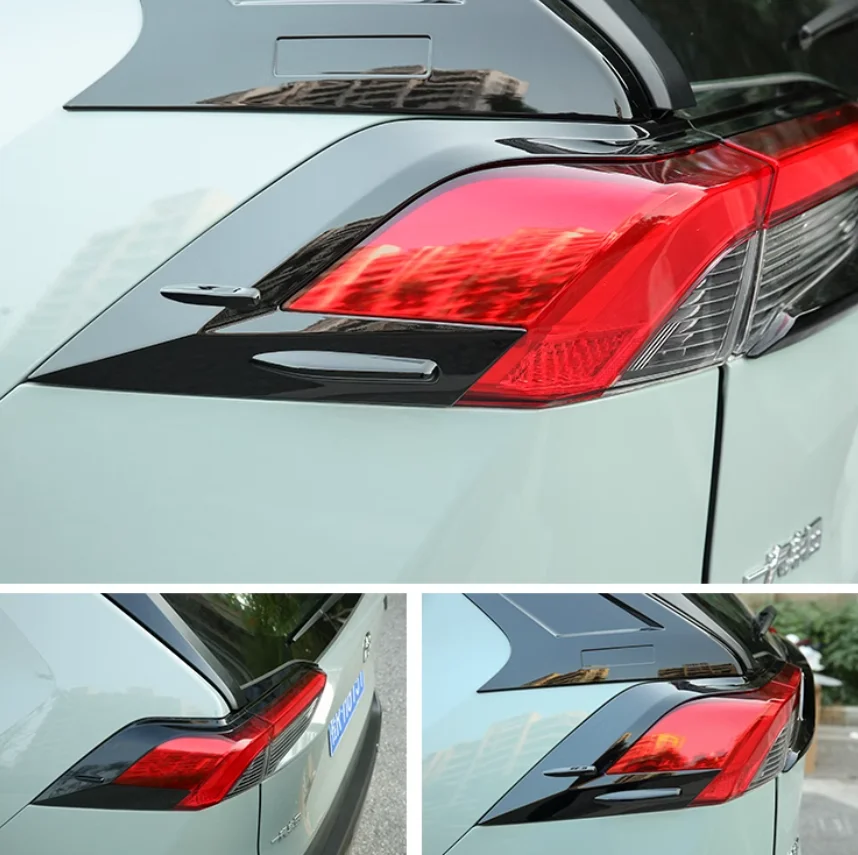 

Для Toyota RAV4 2020-2022: Накладки на задние фонари, декоративные элементы, защита задних углов