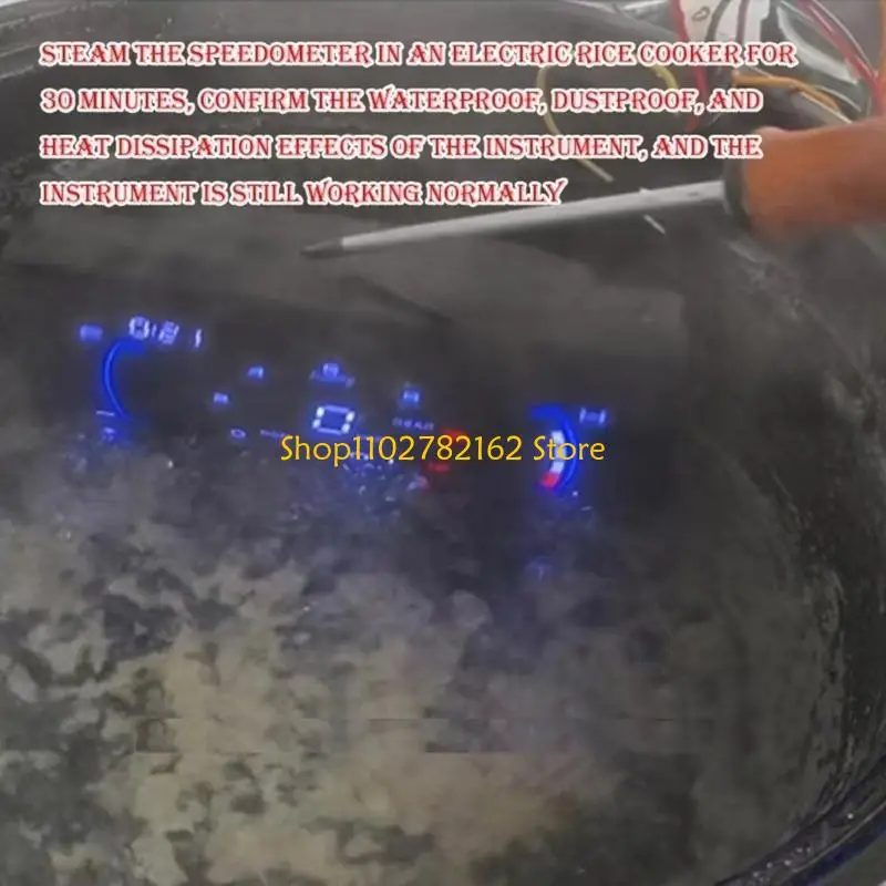 

547B Waterproof Motorcycle Dashboard Odometer 12V Speed Measurement Instrument for CG125, ITALIKA EX125 FORZA125 FT125 Riders