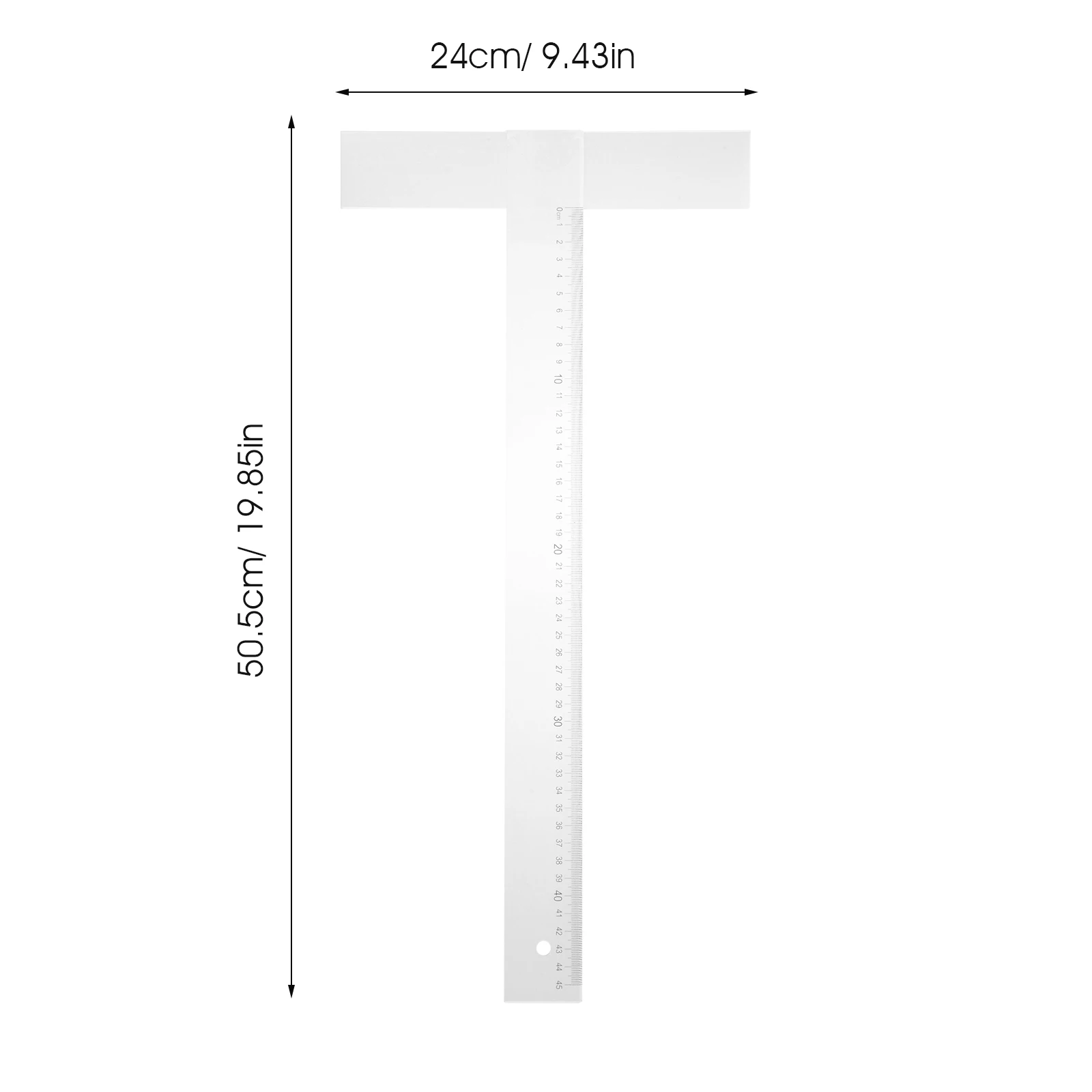 أداة قياس 18 بوصة مسطرة صياغة متينة لرسم النجارة والنجارة 18 بوصة